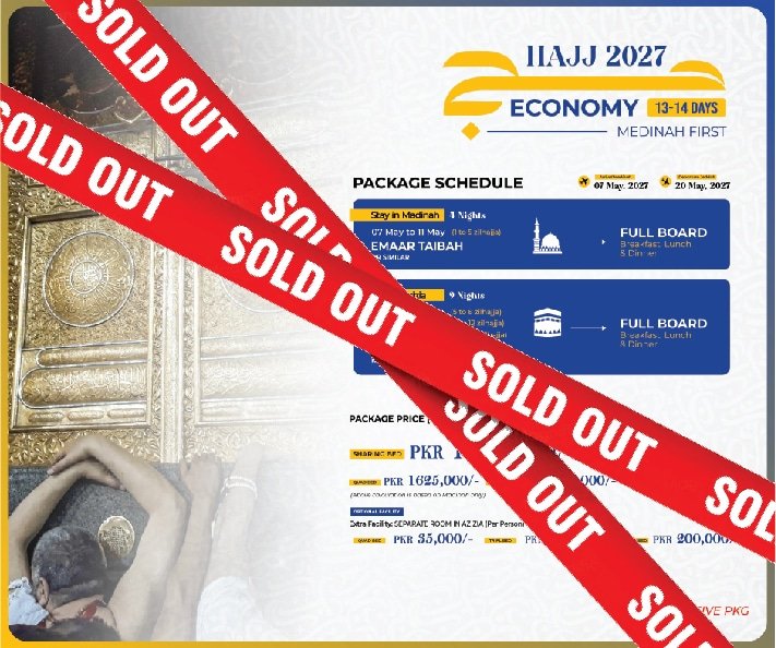 Maktab C Hajj Packages 13-14 days economy