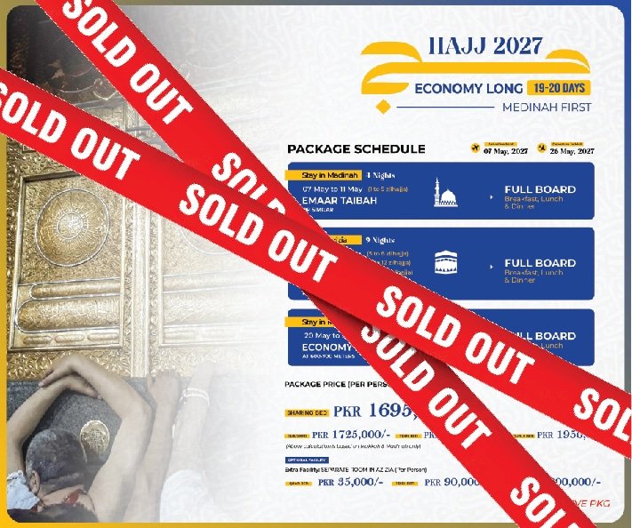 maktab c hajj packages 19-20 days economy